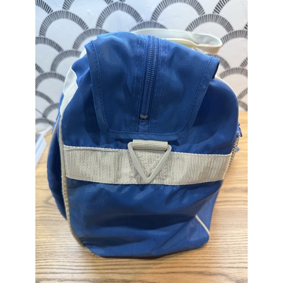 Nike Duffle Bag Large 80s 90s Blue Work-out Gym Travel Carry-all Basketball Bag‎ - Picture 4 of 16